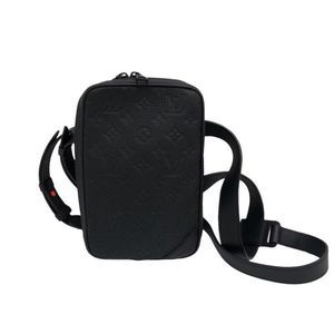 Louis Vuitton Utility Side Bag Shoulder Bag Black